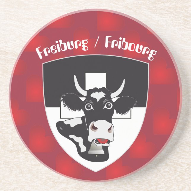 Freiburg - Fribourg - Schweiz - Suisse Untersetzer Coaster (Front)