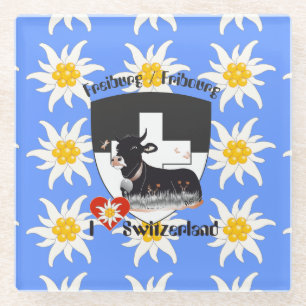 Freiburg – Fribourg Untersetzer Glass Coaster