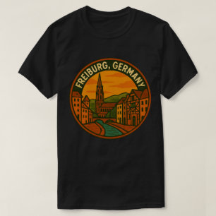 Freiburg Germany Cityscape T-Shirt