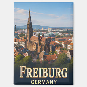 ✈️ Freiburg Germany Travel Gift 🏛️ Magnet