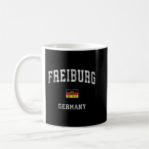Freiburg Germany Vintage Athletic Sports Design  Coffee Mug