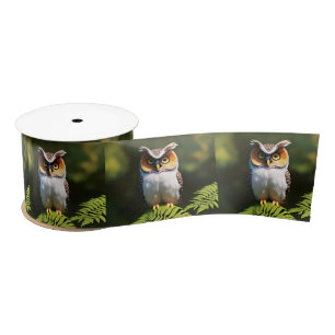 Freida The Screech Owl, Satin Ribbon