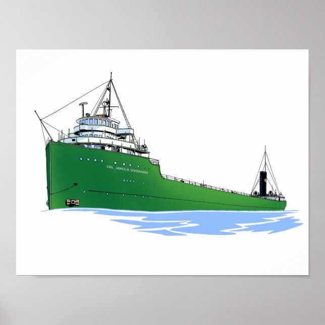 Freighter Col. James M. Schoonmaker as built Poster (Front)