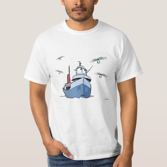 freighter drones shirt (Front)