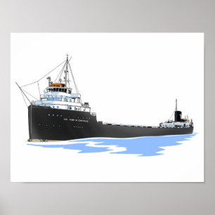 Freighter James M. Schoonmaker Wilson fleet Poster