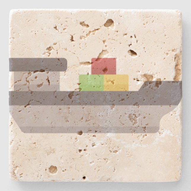 freighter stone coaster (Front)