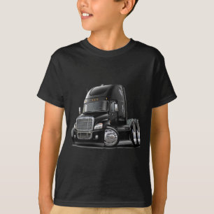 Freightliner Cascadia Black Truck T-Shirt