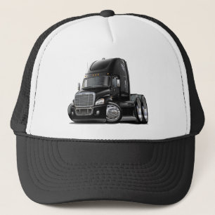 Freightliner Cascadia Black Truck Trucker Hat