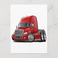 Freightliner Cascadia Red Truck