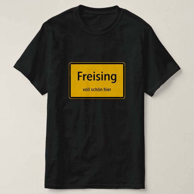 Freising Gentlemen Men T-shirt shirt shirt (Design Front)
