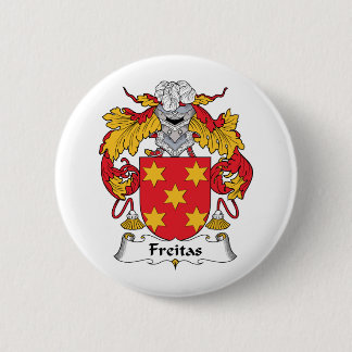Freitas Family Crest 6 Cm Round Badge