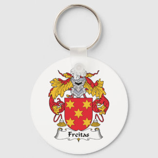 Freitas Family Crest Key Ring