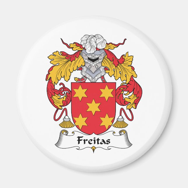 Freitas Family Crest Magnet (Front)