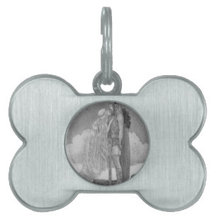 Freja and Svipdag by John Bauer Pet ID Tag