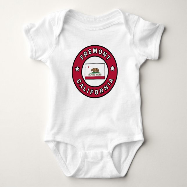 Fremont California Baby Bodysuit (Front)