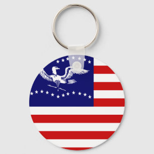 Fremont (California) City flag Keychain