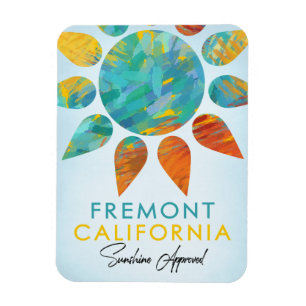 Fremont California Sunshine Travel Magnet