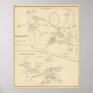 Fremont, Epping Village & PO Poster