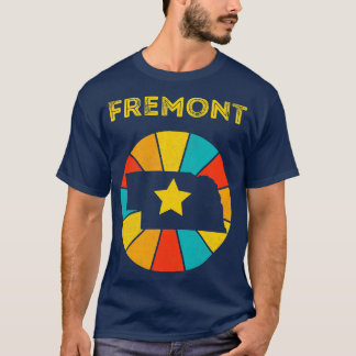 Fremont Nebraska Vintage Distressed Souvenir T-Shirt
