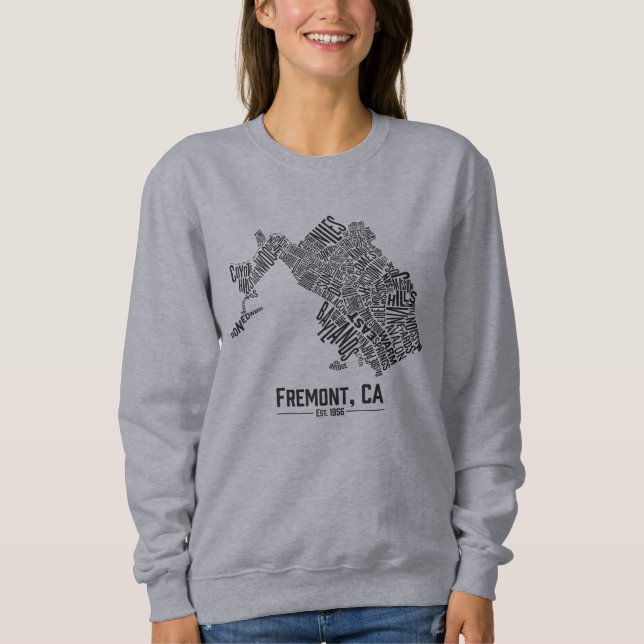 Fremont Neighbourhoods Crewneck Sweatshirt (Front)