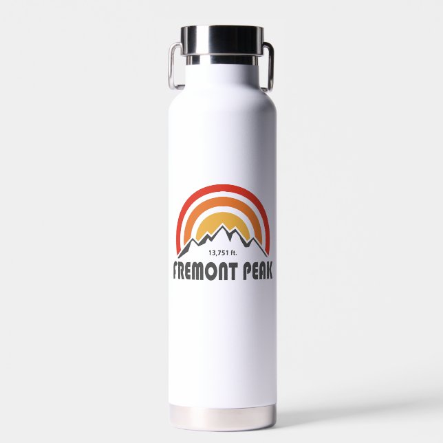 Fremont Peak Wyoming Water Bottle (Front)