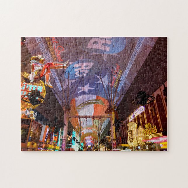 Fremont Street Experience Jigsaw Puzzle (Horizontal)
