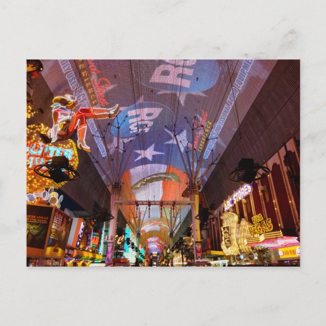 Fremont Street Experience Postcard (Front)