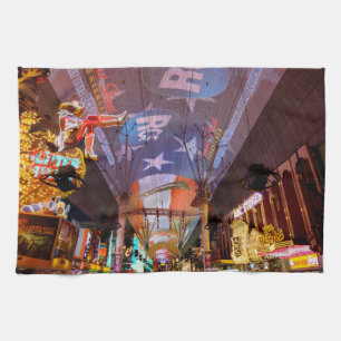 Fremont Street Experience Tea Towel