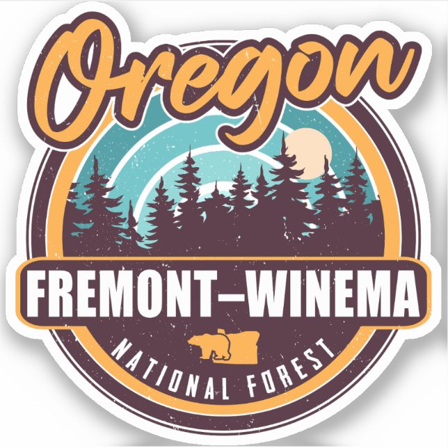 Fremont-Winema National Forest Oregon  (Front)