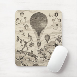 French Advertisement For Balloon Manufacturer Mouse Pad