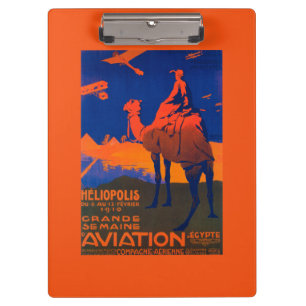 French Airline Promotional Poster Clipboard