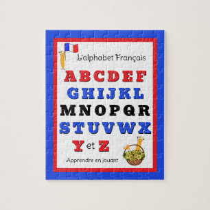 French Alphabet Kids Puzzle