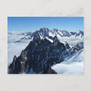 French Alps Chamonix Postcard