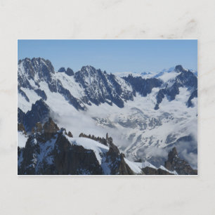 French Alps Chamonix Postcard