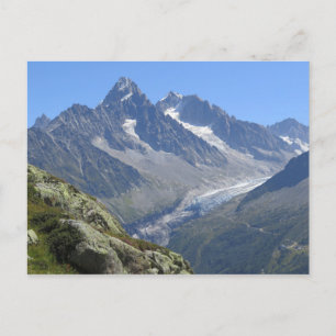 French Alps Chamonix Postcard