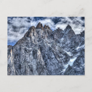 French Alps Chamonix Vista Holiday Postcard
