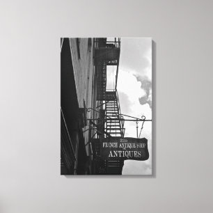 French antique shop sign