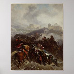 French Army Crossing the Sierra de Guadarrama Poster