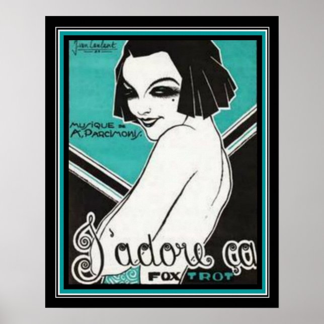 French Art Deco Fox Trot Print 16 x 20 (Front)
