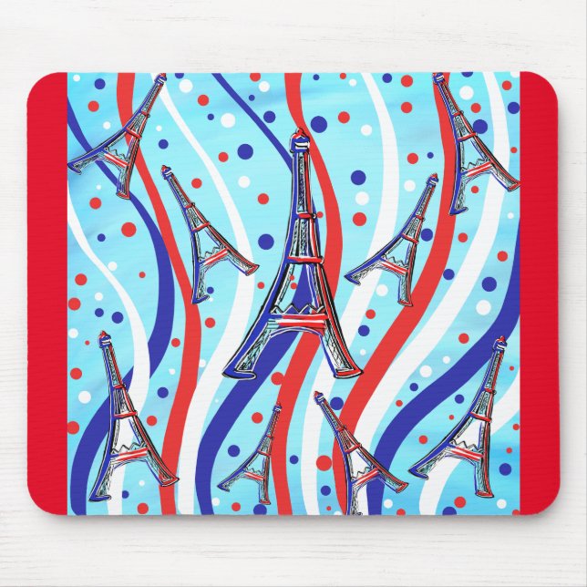 French Art Mouse Pad (Front)
