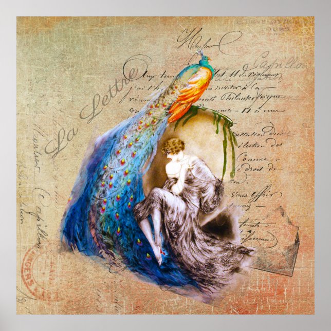 French Art Nouveau ~ La Lettre Poster (Front)