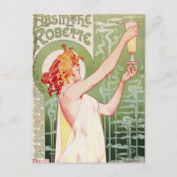 French art nouveau poster "absinthe Robette"