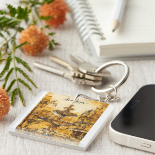 French art of living in Lyon Key Ring