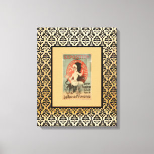 French Artist Willette Exposition Canvas Print
