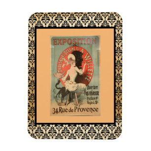 French Artist Willette Exposition Magnet