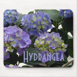 French Baby Blue Hydrangeas Mouse Pad