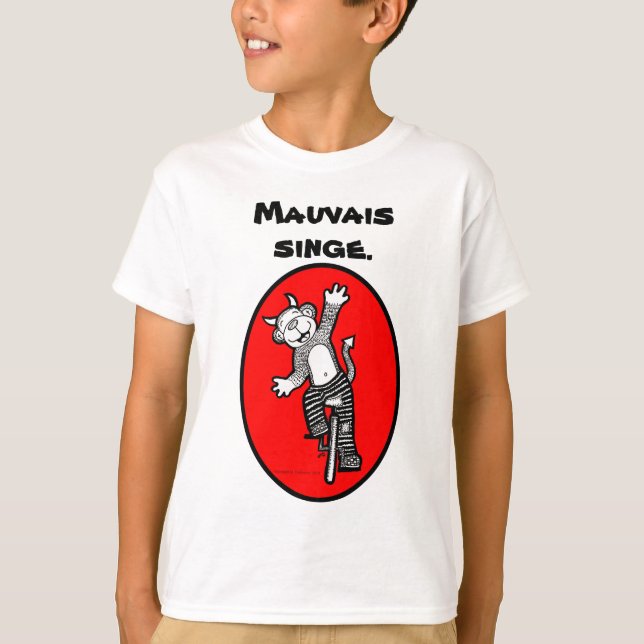 French Bad Monkey Shirt (Front)