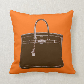 FRENCH BAG PILLOW BROWN/ORANGE