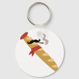 French Baguette Key Ring