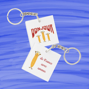 French baguette keychain